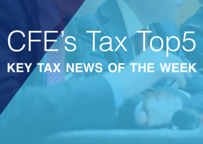 CFE’s Tax Top 5 – 29 March 2022