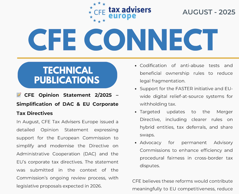 CFE Connect – August 2025