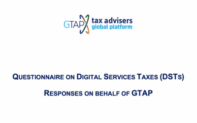 GTAP Questionnaire on DSTs