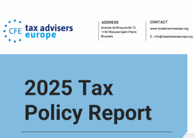 CFE’s 2025 Tax Policy Report